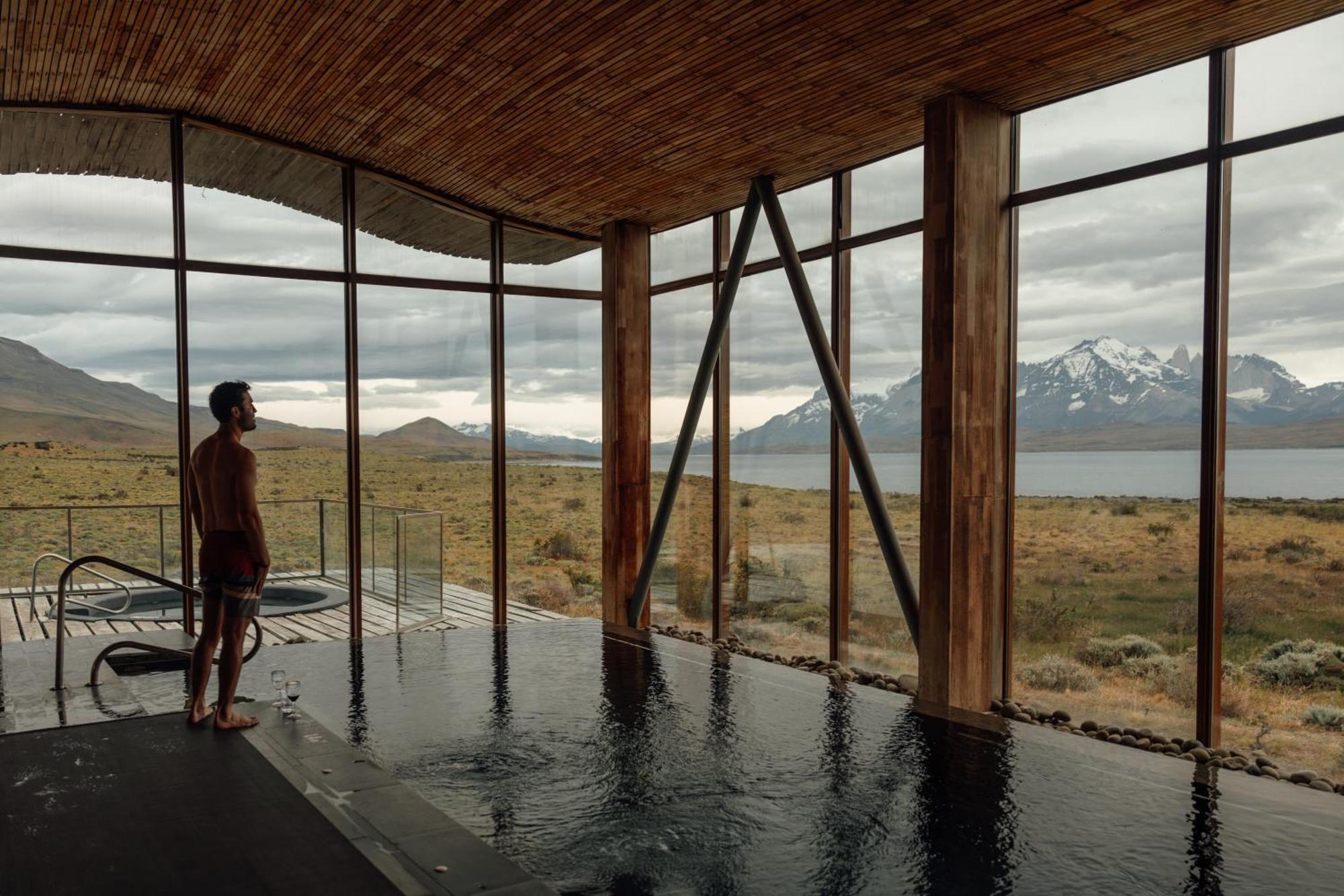 Отель Tierra Patagonia Торрес-дель-Пайне Экстерьер фото